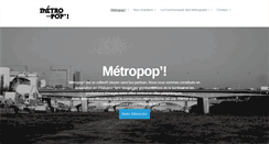 Desktop Screenshot of metropop.org