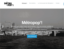 Tablet Screenshot of metropop.org